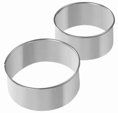 Lot de 2 emporte-pièces ronds pour beignets en inox Zenker Emporte-pièces