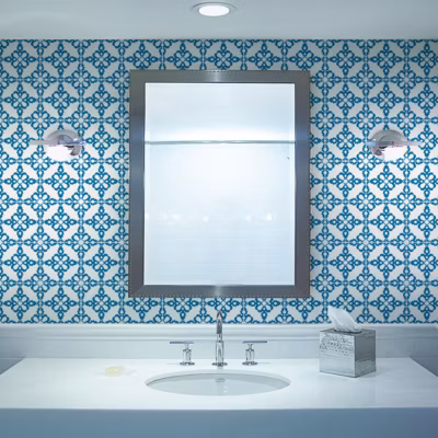 Sticker Mural Carrelage adhésif Cuisine Salle de Bain – 24 STICKERS CARRELAGES AZULEJOS AUGUSTA – 24stickers15x15cm