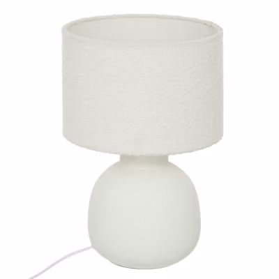 Lampe ronde Lali H43cm blanc – Atmosphera