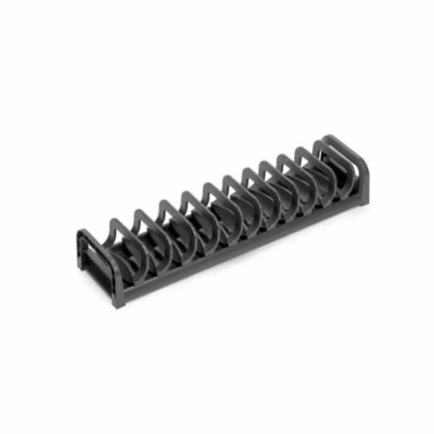 Emuca Orderbox Porte-assiettes pour tiroir, 120x470mm, Aluminium et Plastique, Gris antracite