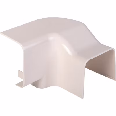 Angle vertical plastique rigide – blanc crème RAL 9001