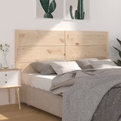 vidaXL Tête de lit 141x4x100 cm Bois massif de pin 818715