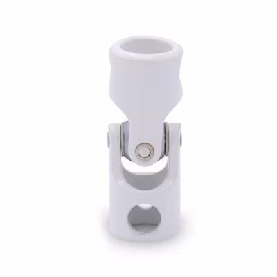 Genouillère, Blanc, D.12 M5, D.12 M5, Aluminium, Volet roulant à  manivelle, Joint de Cardan