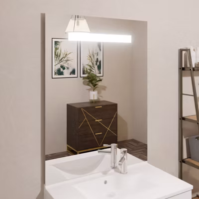 Miroir lumineux ELEGANCE 80×105 cm – sans interrupteur
