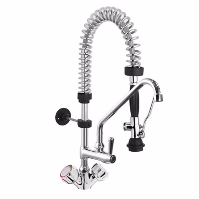 Douchette Vaisselle Sur Mélangeur Monotrou Avec Bec Pivotant, Raccord 3/8&Prime; – Mastro