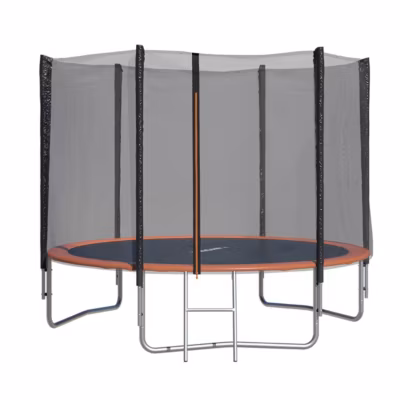 Trampoline Diamètre 3,05 m avec filet de sécurité et échelle