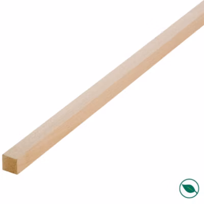 Lot de 15 tasseaux hêtre rabotés 2400 x 22 x 22 mm