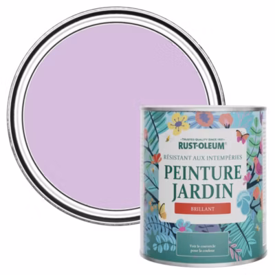 Peinture Violette pour Jardin et terrasse, Finition Brillante – RUST-OLEUM – Macaron 750ml