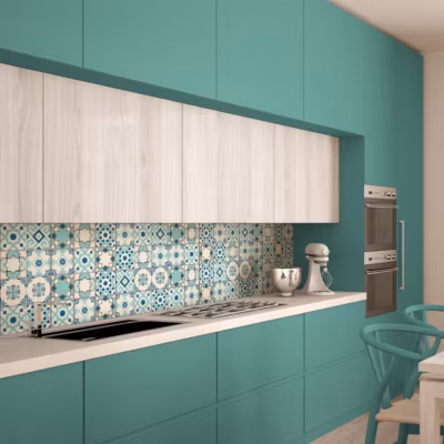 Sticker Mural Carrelage adhésif Cuisine Salle de Bain – 24 STICKERS CARRELAGES AZULEJOS COLOMBAN – 24stickers15x15cm