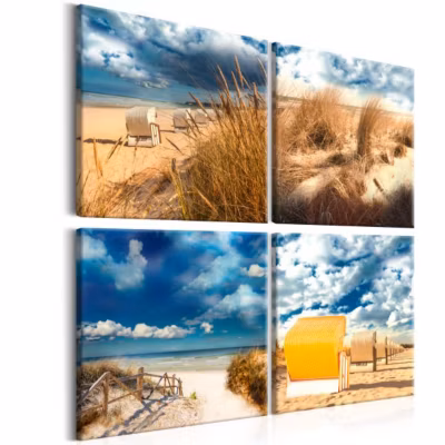 Tableau Holiday at the Seaside 40×40 cm