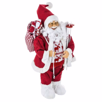 Père noël debout traditionnel – feeric lights & christmas