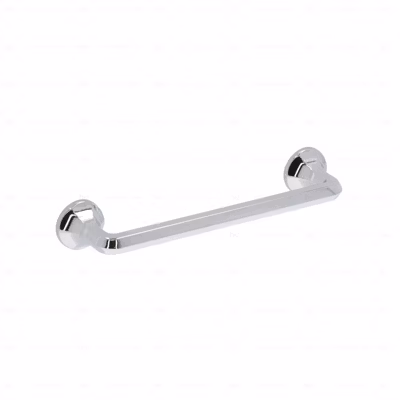 Poignée pour meubles en zamac Entraxe 128 chrome poli