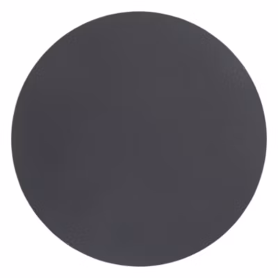Set de table rond uni (38×38 cm – Gris)