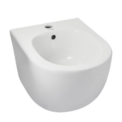 Balneo Bidet suspendu, sans bride bau, Ceramique, Blanc, ASOX