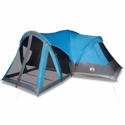 Tente familiale tipi 8 personnes bleu imperméable vidaXL