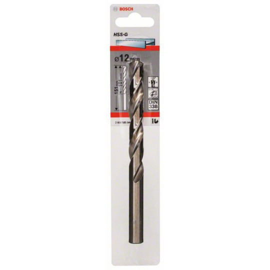 1 FORET HSS-G 12,0X101X151MM 2608585940