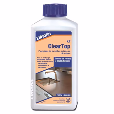 KF ClearTop – Nettoyant pour salissures tenaces et depôts calcaire – Lithofin