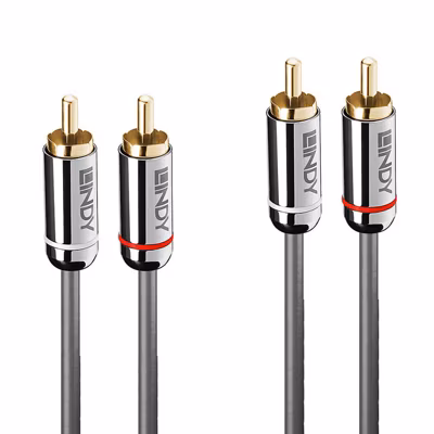 Câble audio 2x RCA Cromo Line 3m LINDY