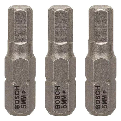 Embouts De Vissage Bosch 2607001726 Extra-dure Hex5 3 Pièces