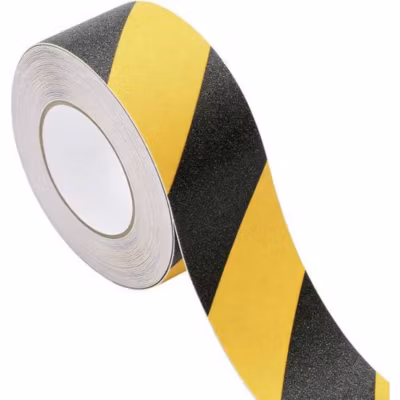 Bande antidérapante TOOLCRAFT ANST505M-YB 5 m x 50 mm noir/jaune, rouleau unique