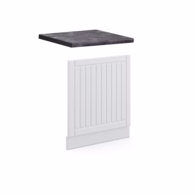 Vicco Façade Blanc campagne 60cm , PT Anthracite