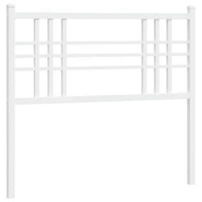 Tête de lit de remplacement métal blanc 100 cm vidaXL