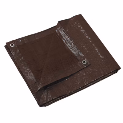 Bâche protection renforcée 120gr/m² 3x5m marron