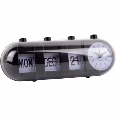 Réveil Retro Tube Calendar Flip