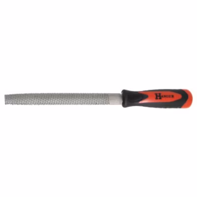 Râpe à bois demi-ronde grosse piqure longueur 200mm – HANGER – 110352