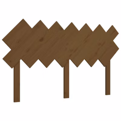 vidaXL Tête de lit Marron miel 141x3x80,5 cm Bois massif de pin 819223