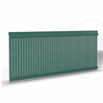 Kit lamelles d&rsquo;occultation PVC Vert Haut 103 x Larg 200 cm