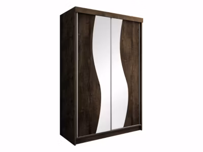 Armoire Dover 110, Nombre d&rsquo;étagères: 5, 200x150x62cm