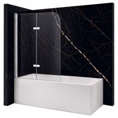 Silla Pare-baignoire MARION, pivotant, 80×140 CM, Chromé