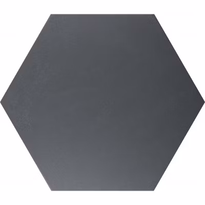 Carrelage sol / mur hexagonal noir mate 26,23 cm ALCHIMIA NERO