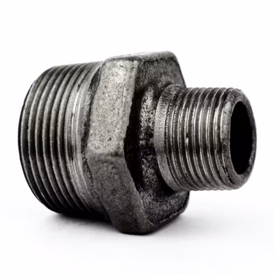 Mamelon réduit fonte noire – 26x34mm (1 ») – 20x27mm (3/4 »)