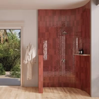 Carrelage Effet Zellige Bordeau NOLITA Burdeos 6,5×20 – Les Carreaux de Jean