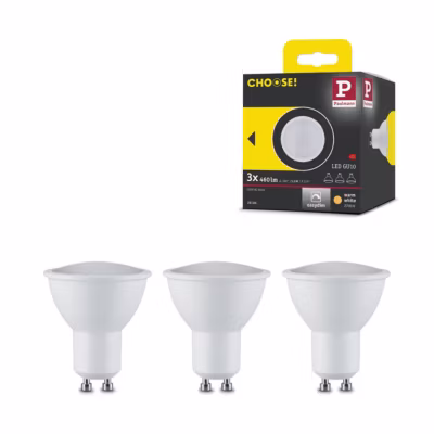 Standard 230 V Réflecteur LED GU10 Choose EasyDim GU10 230V 3x460lm 3×5,5W 2700K gradable Blanc