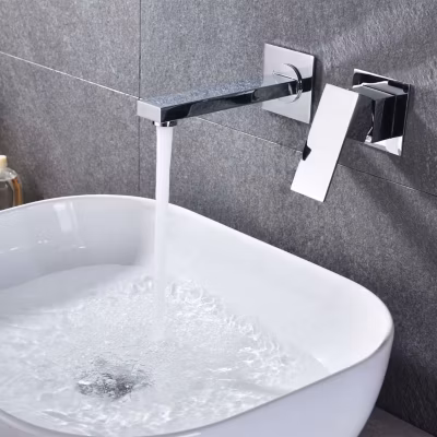 Mitigeur de lavabo encastré SKY BATH chromé Inox S304 série Thunder