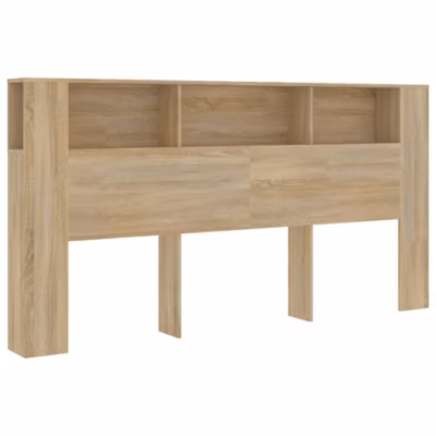 Armoire de tête de lit chêne sonoma 200×18,5×104,5 cm vidaXL