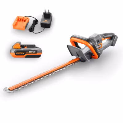 Taille-haies à batterie – FUXTEC FX-E1HS20 – 20V lame 52cm – Set batterie 2Ah et chargeur 1A