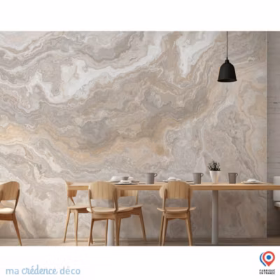 Papier peint Marbre de Malesco – Intissé – 400 cm – 280 cm – MaCrédenceDéco
