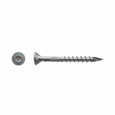 500 Vis Bois FX5 Tête Fraisée Torx F/Partiel 4 x 45 mm – Zingué blanc – D-Work