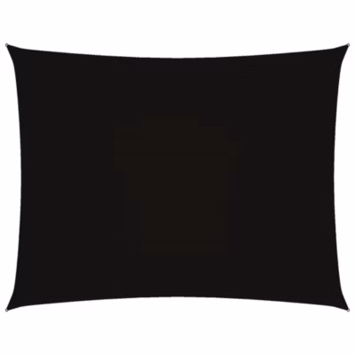 vidaXL Voile de parasol Tissu Oxford rectangulaire 3,5×5 m Noir