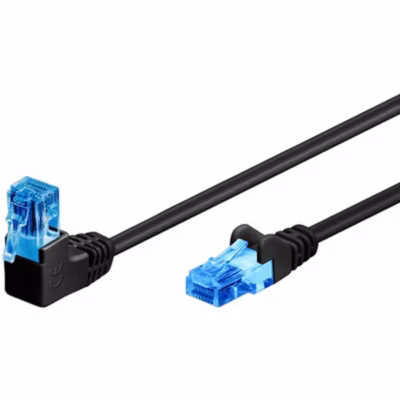 Câble RJ45 Cat6a coudé non blindé 2m GOOBAY