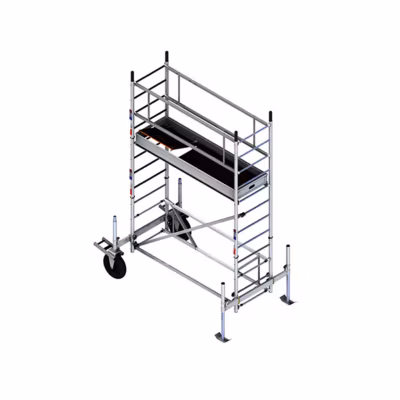 Echafaudage paysagiste – 1 plateau – Hauteur max. de travail 3.30m – Longueur plateau 3,00m – EC130TH
