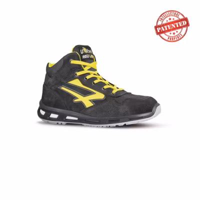 Chaussures de sécurité montantes Red Lion SHOT S3 SRC RL10043 – Cuir nubuck, Airtoe aluminium, semelle Infinergy