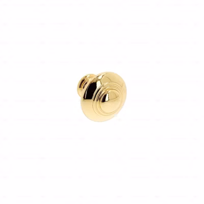 Boutons pour meubles en zamac Diamètre 30 plaqué or