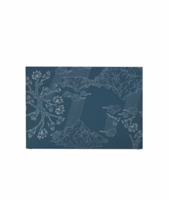 Tête de lit déhoussable Norvège 140×110 cm Coloris Bleu