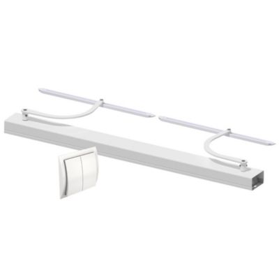 Motorisation pour volet 2 battants SLID&rsquo;UP WINEO filaire – baie 1500 à 2500 mm – blanc