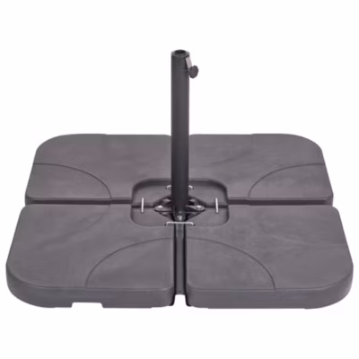Socle de parasol CARIA Noir Carré 9 kg